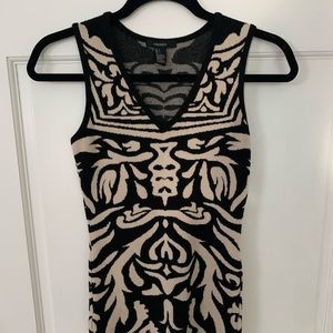 forever 21 black and white dress